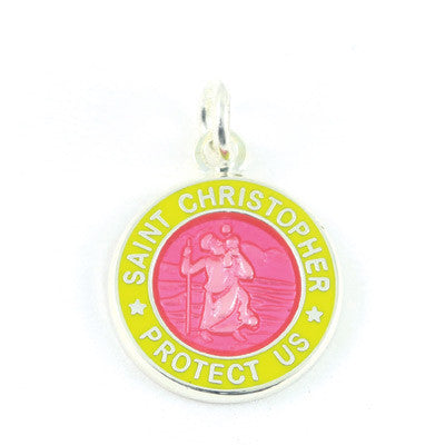 Anklet & Bracelet Mini Charm (Fuchsia-Yellow)