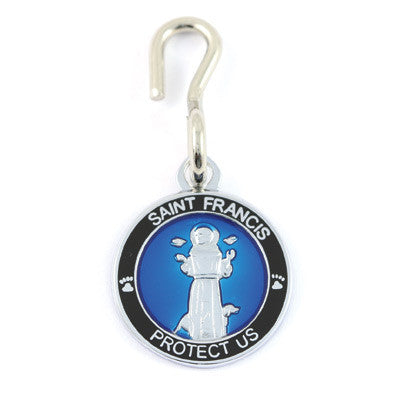 St. Francis Pet Medals (Royalblue-Black)