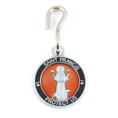 St. Francis Pet Medals (Red-Black)