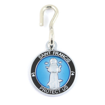 St. Francis Pet Medals (Skyblue-Black)