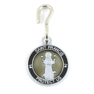 St. Francis Pet Medals (Slate-Black)