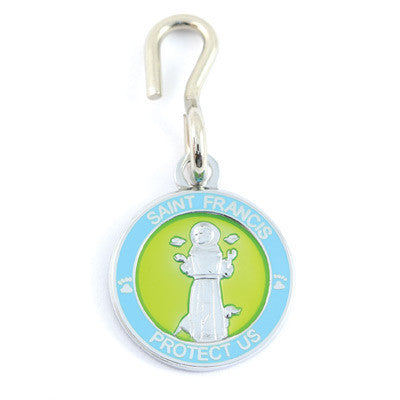 St. Francis Pet Medals (Yellow-Babyblue)