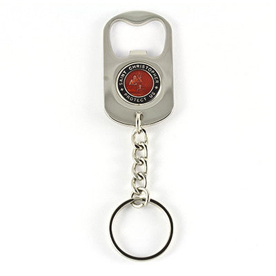 Bottle Opener Keychain (Red-Black)