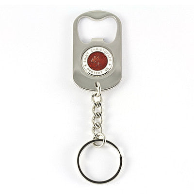 Bottle Opener Keychain (Red-White)