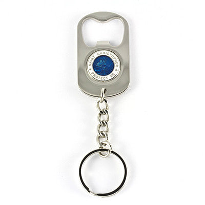 Bottle Opener Keychain (Royalblue-White)