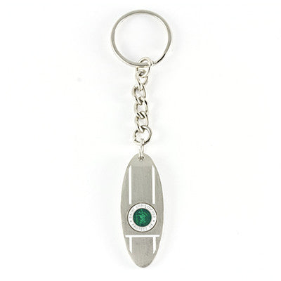 St. Christopher Surfboard Keychain (Kellygreen-White)